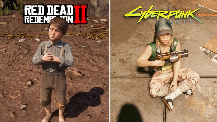 Bisakah kamu MENYAKITI BOCIL di RDR 2, Cyberpunk, Horizon ? (7 Game Open World) | Eksperimen