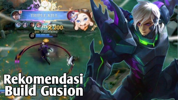 Rekomendasi Build Gusion Tersakit🥵🥵