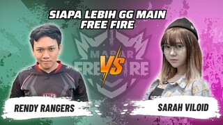 Rendy Ranger vs Sarah Viloid: Skill Siapa Lebih GG Main FF? | Mabar Free Fire Match 142 #short