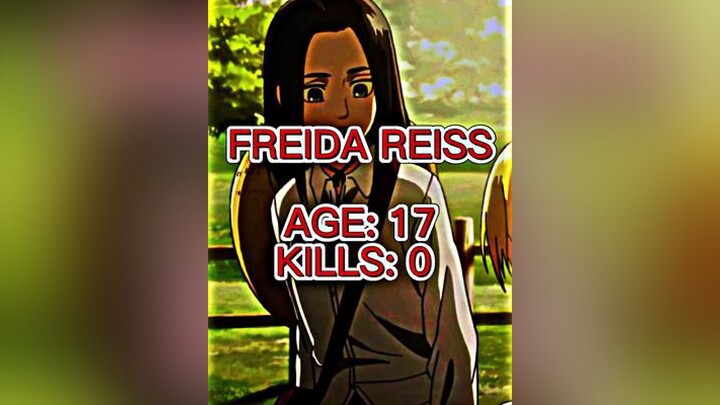 freida freidareiss reiss titan titanshifter foundingtitan historia historiareiss historiaedit historiareissedit aot royalblood edit viral fypシ fyp fypage anime animeedit aotedit animefyp animerecommen