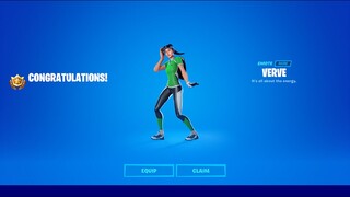 CLAIM YOUR FREE VERVE EMOTE IN FORTNITE
