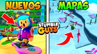 NUEVOS MAPAS y NUEVAS SKINS en STUMBLE GUYS 0.54 😱 NUEVA ACTUALIZACION