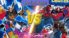 Metal Cardbot Ultimate Bluecop VS Heavy Iron