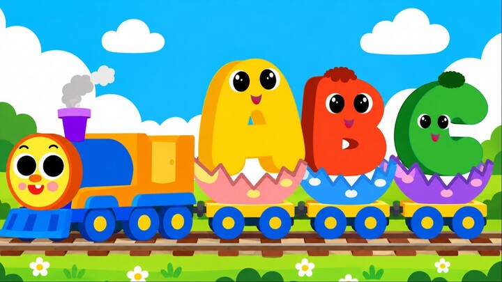 ABC字母火车 🚂 | Learn ABC Alphabet A-Z | ABC Phonics Song | 儿童英语启蒙