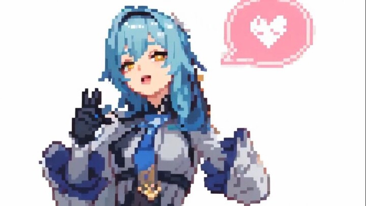 Youla Pixel Shake❤️[AI Animation]
