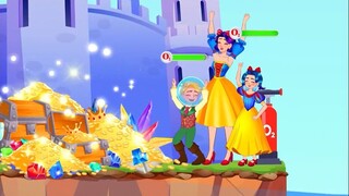 我和表妹比赛下水采矿