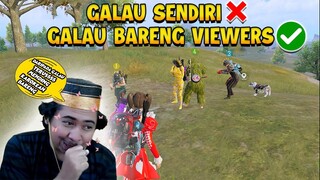 GARA-GARA NGIKUTIN VIEWERS PADA GALAU, SAMPE LUPA KALO MUSUH SEMUA IKUT KEBANTAI HAHA! | PUBG Mobile