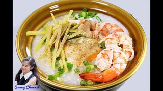 โจ๊กกุ้ง : Shrimp Congee l Sunny Thai Food