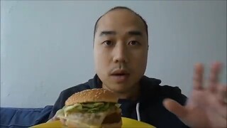 Asmr Eating Sounds - McDonalds Big Mac COPYCAT (Healthy Version + Meatless)