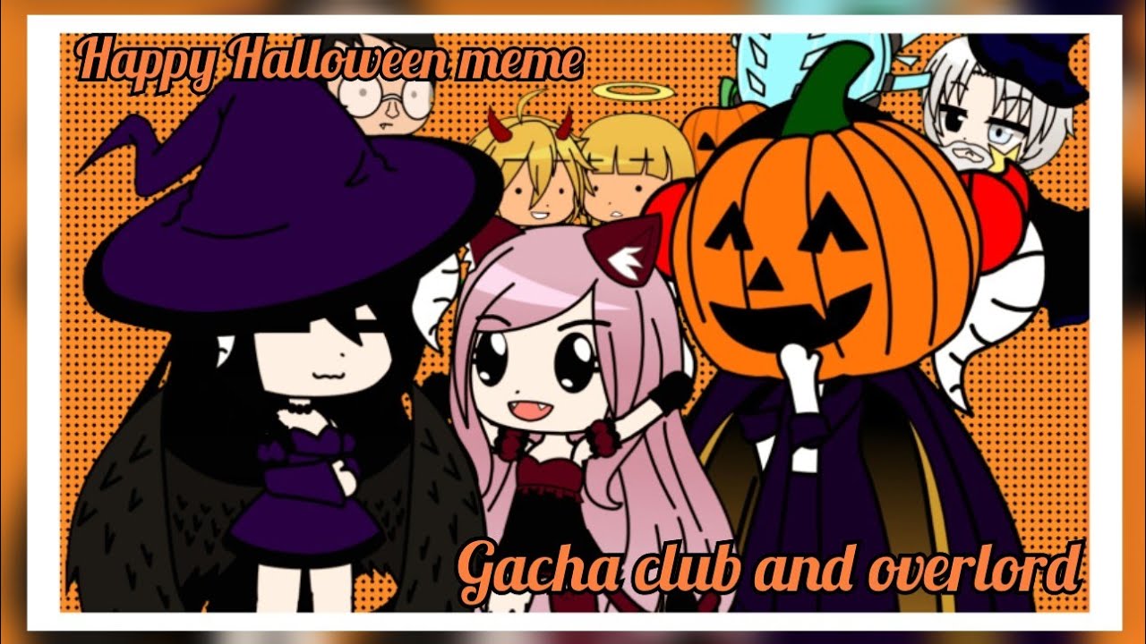 Halloween oc challenge #gacha #gachaclub #challenge #gachameme 