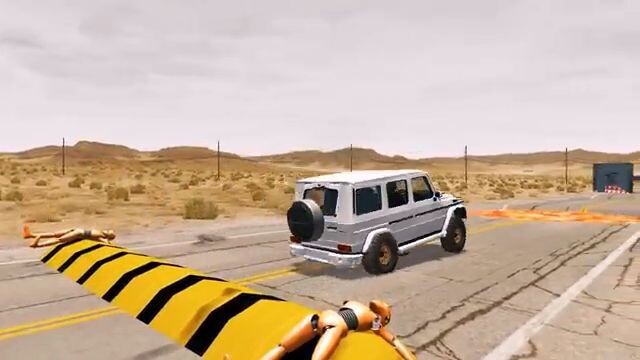 Flatbed Truck Mcqueen  _ Transportation with Truck - Pothole vs Car _485 - BeamN