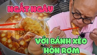 Color Man "NGẤT NGÂY CON GÀ TÂY" với món BÁNH XÈO Hòn Rơm trứ danh| Color Man Food