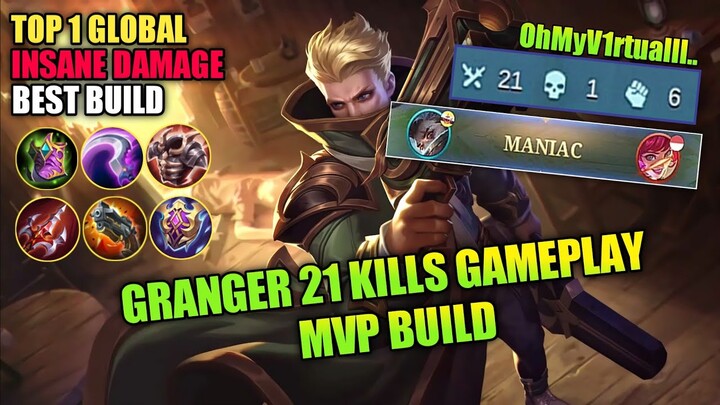 GRANGER BEST BUILD 21 KILLS GAMEPLAY [ Top Global Granger ]