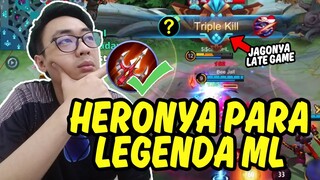 DULU YANG BISA HERO INI CUMA PRO PLAYER JAGONYA 1 VS 5 - Mobile Legends