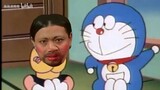 Nobita đẹp trai hơn nhờ bảo bối của Doraemon