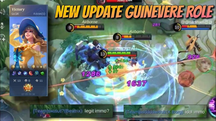 PRO GUINEVERE HACK BUILD 2022 | UNKILLABLE | TOP GLOBAL | MOBILE LEGENDS TIPS AND TRICKS