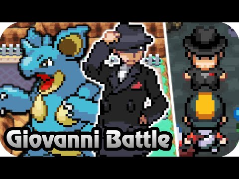 Pokemon Heart Gold & Soul Silver - Rocket Boss Giovanni Battles (HQ) -  BiliBili