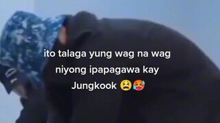 nakakasira nang buhay jungkook baby parang ang sarap maging upuan😅🤣 #jungkook #babyloves #myloves