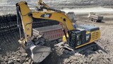 Caterpillar 352F Excavator Loading Mercedes & MAN Trucks - Ascon Ltd