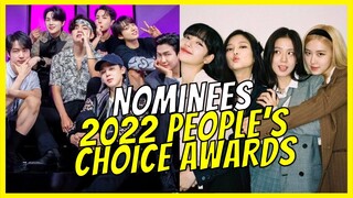 2022 People’s Choice Awards KPOP NOMINATIONS