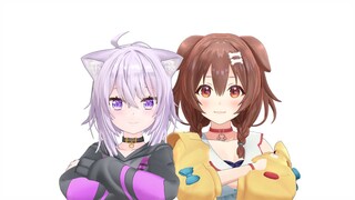 [MMD] Ninja Re Bang Bang  ホロライブ Korone and Okayu