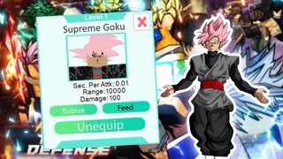 All Star Tower Defense - Code, UPDATE MỚI? GOKU BLACK 5 SAO