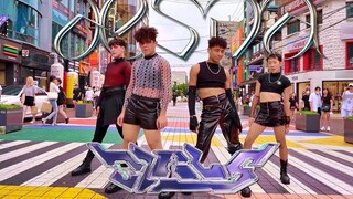 Các chàng trai Brazil đã nhảy theo bài hát mới nhất "Girls" của aespa trên đường phố Hongdae! 【Công 