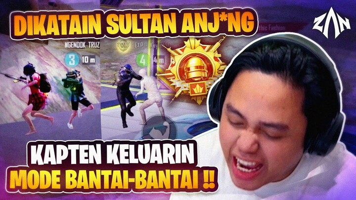 Dikatain Sultan Anj*ng sama musuh di conqueror, Kapten Keluarin Mode Banta*i Bant*ai! | PUBG Mobile