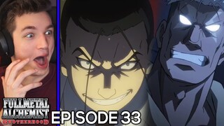 SCAR VS. KIMBLEE!! | Fullmetal Alchemist: Brotherhood REACTION Episode 33