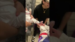 Bumisita sila ninong aga at ninang jai kay baby lakeisha 🤍