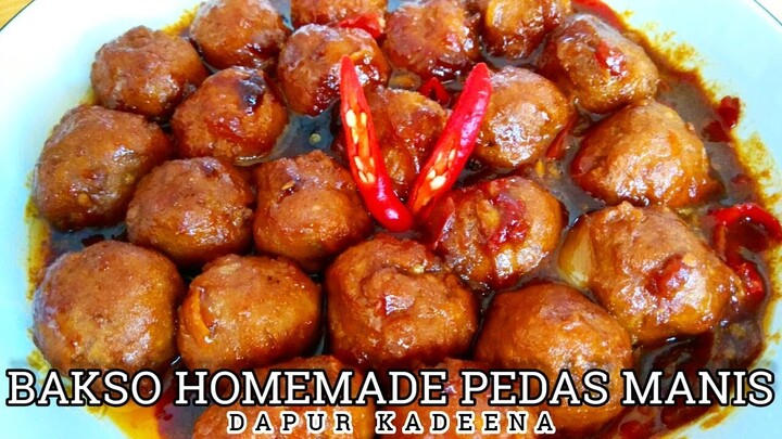 Cara Membuat Bakso Homemade Pedas Manis