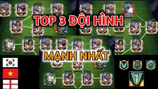 [FIFA MOBILE 21] TOP 3 ĐỘI HÌNH MẠNH NHẤT GAME THỜI ĐIỂM HIỆN TẠI