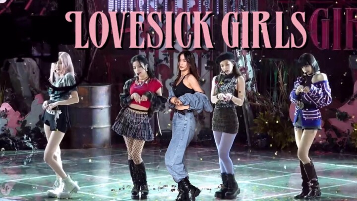 【秋雨】惊！BLACKPINK竟然是五人团体 同框翻跳Lovesick Girls cover