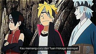 moment sarada di buat baper🙈