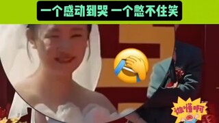 新郎在婚礼发言时裤子拉链没拉，新娘发现后默默帮忙挡住，一个感动到哭 一个憋不住笑 #搞笑