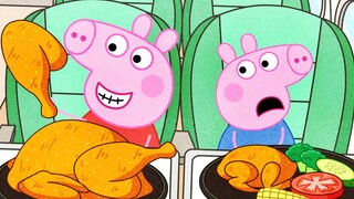 [Crazy Pig Diary] Babi besar makan ayam besar, babi kecil makan ayam kecil