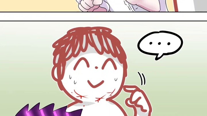 Hina pounces on the teacher