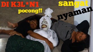 nggak kerasa di kira guling ternyata pocong!!