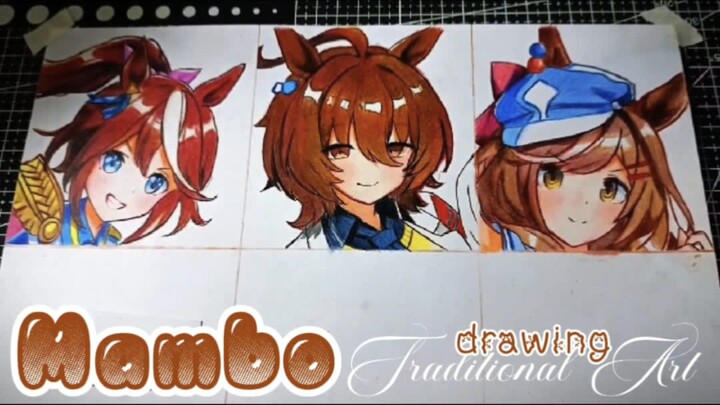 Coloring Mambo dari Uma musume [ Simple art ] (≧▽≦)🍫