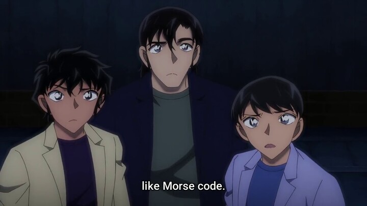 Detective Conan Episode 1038 "Jinpei & Morofushi decodes SOS off Store' Board" WPS 2 Eng Sub HD 2022