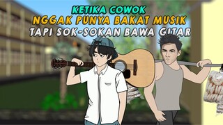 SI TUKANG BAWA GITAR KE SEKOLAH