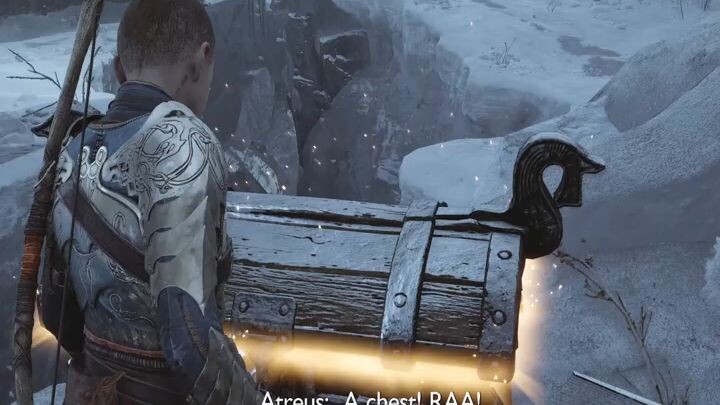 Atreus coba niru bapaknya 🤣🤣