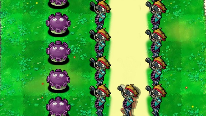 10 plants VS 10 dancing zombies