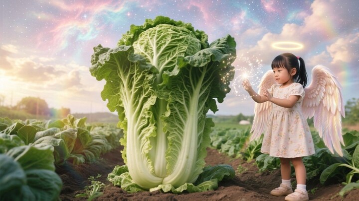 She possessed the angelic power to save the world from hunger / 她拥有拯救世界免于饥荒的天使之力