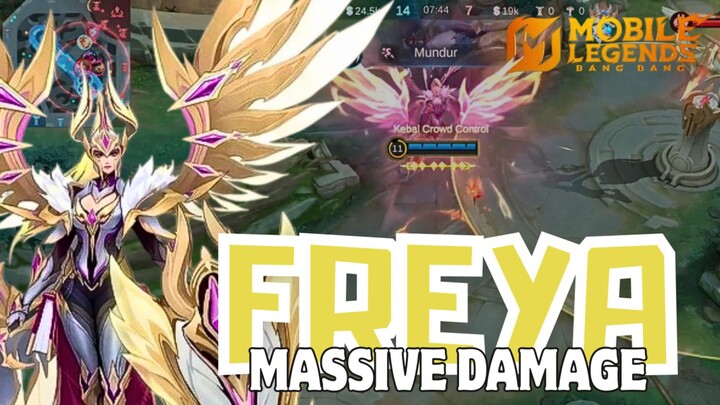 Freya terlalu kuat di Lane, apakah Hero ini no counter? | Freya | Freya Highlight