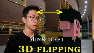 Gunakan "Minecraft" untuk membuat efek khusus flip 3D Murid He