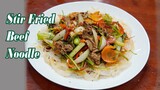 Cách làm Phở Xào Giòn / how to make Stir Fried Beef Noodle
