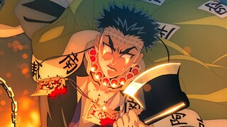 你这岩柱怎么发出武装直升机的声音啊？这就是岩之呼吸吗，这分明就是天生神力！