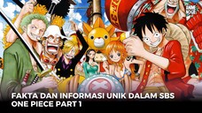 Cara Unik Zoro Bicara Saat Mode Santoryu❗ | Fakta dan Informasi Unik SBS One Piece Part 1