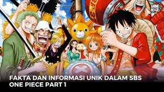 Cara Unik Zoro Bicara Saat Mode Santoryu❗ | Fakta dan Informasi Unik SBS One Piece Part 1